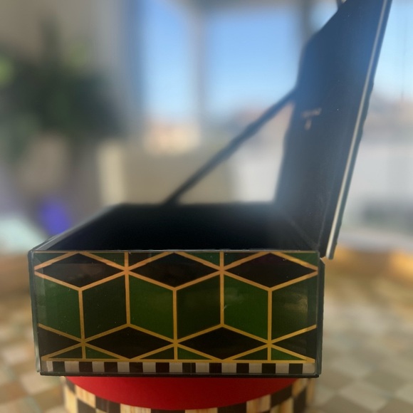 MACKENZIE CHILDS Vintage Buttons Jewelry Box – Small - Picture 6 of 7